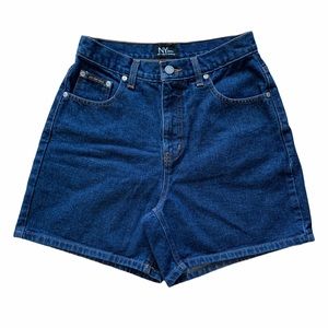 High-Waisted Denim Shorts